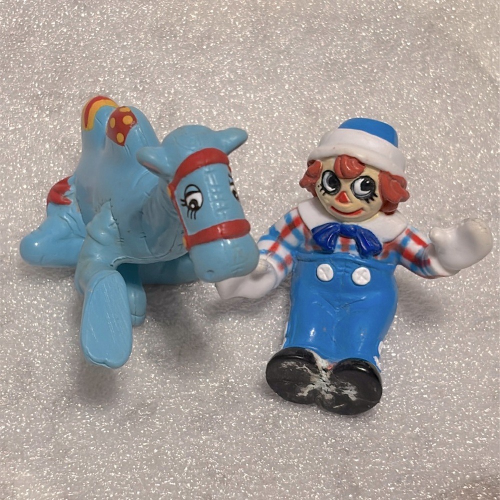 Camel and Andy PVC Figures from Raggedy Ann Andy 1988 Happy Meal McDonalds